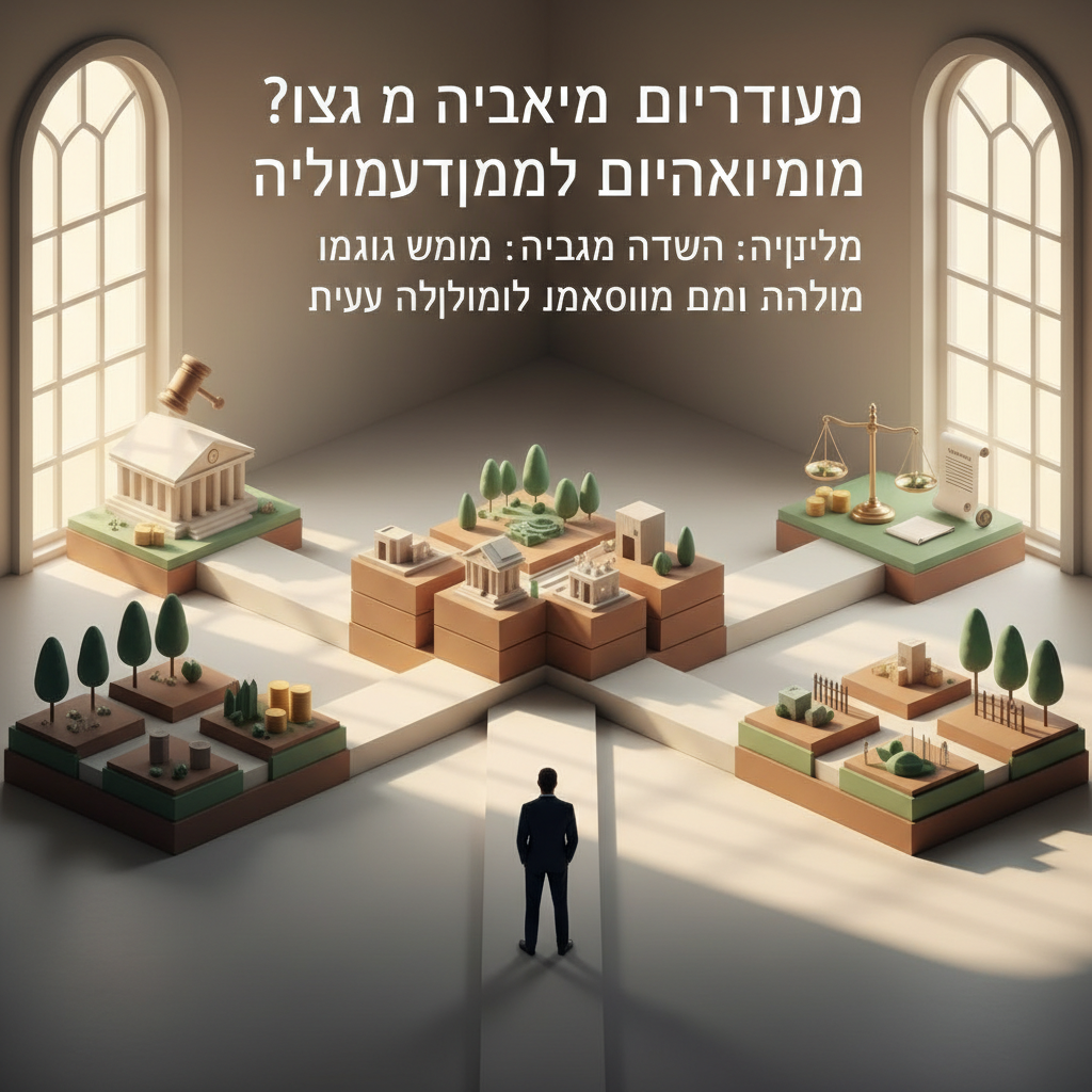 תמונה ראשונה הממחישה את פירוק שותפות במקרקעין