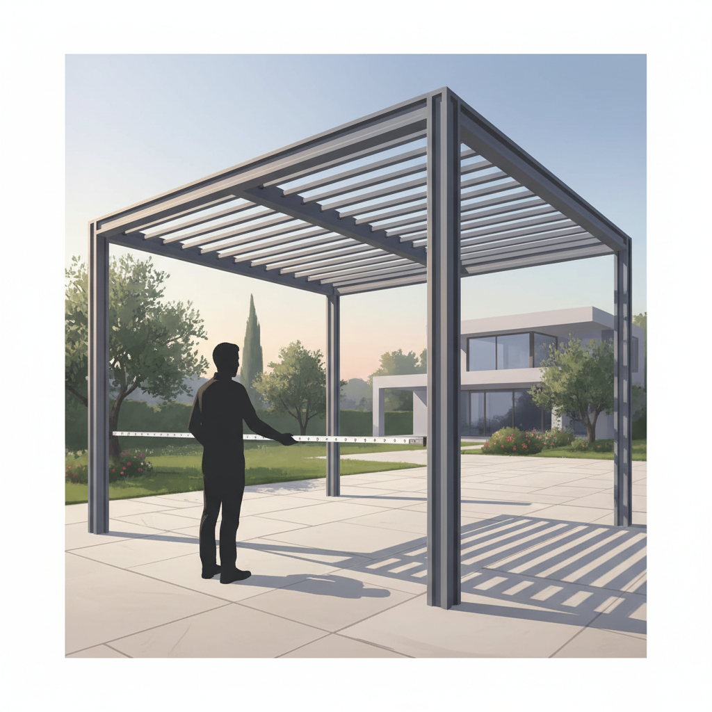 רכישת פרגולות אלומיניום: מה בודקים לפני ההזמנה ואיך מחליטים על הגודל הנכון