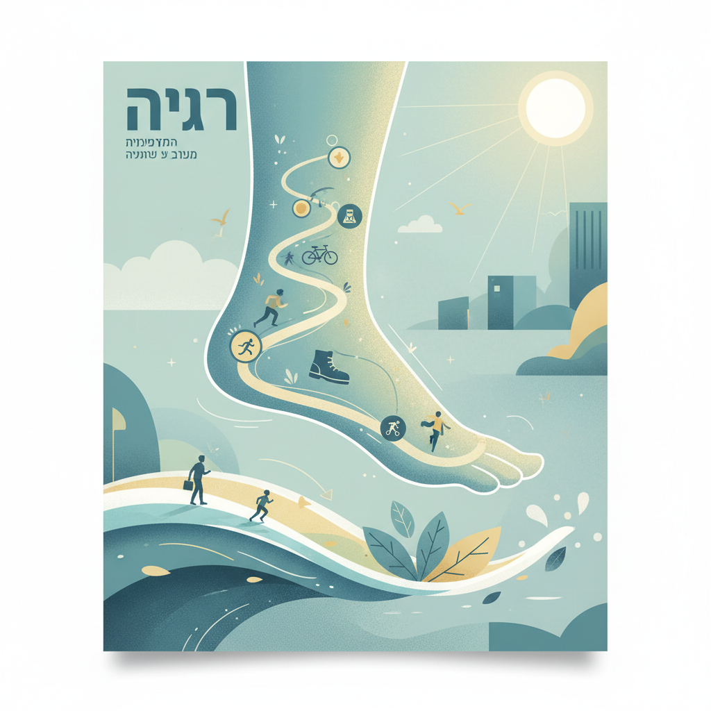 הקשר בין אורח חיים פעיל לבריאות כף הרגל והקרסול